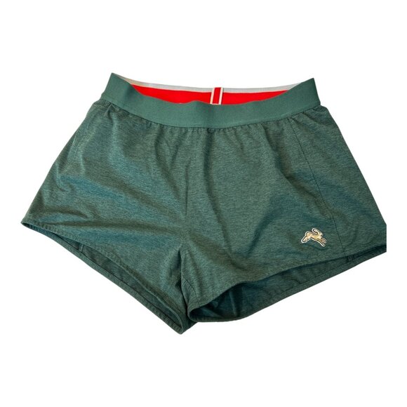 Tracksmith Pants - Tracksmith Session Women's Speed Shorts Size Small Green | Running Lightweight